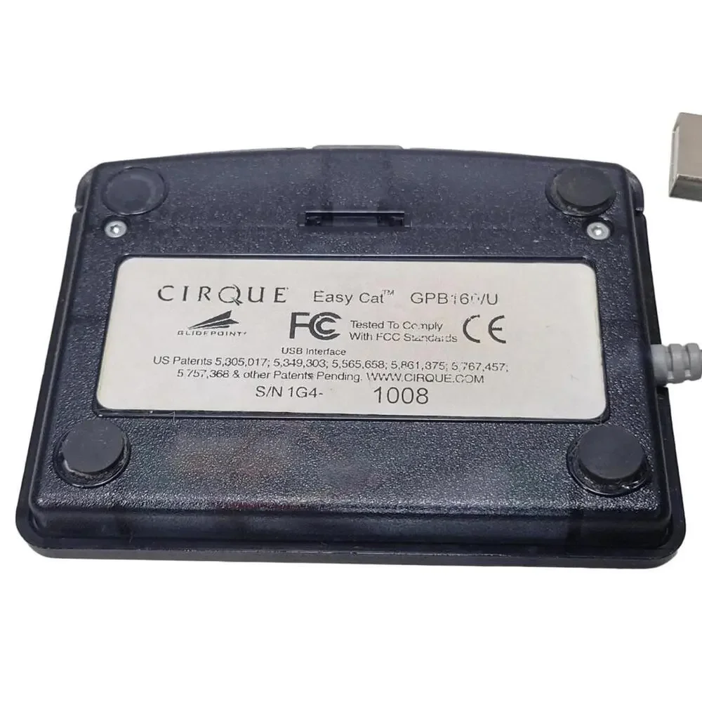 CIRQUE Glidepoint Easy Cat USB GBP160U Touchpad TESTED